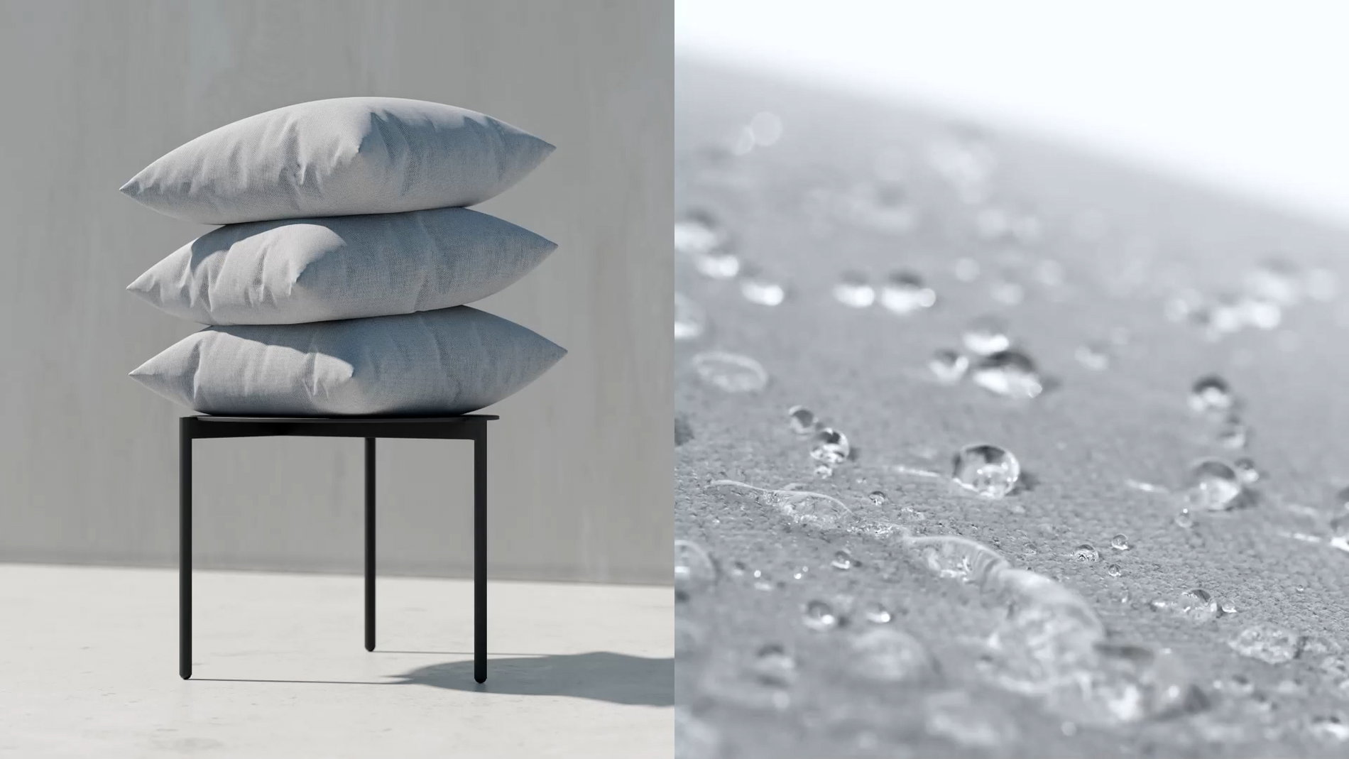 Bezugsstoff Kiesgrau Ansicht